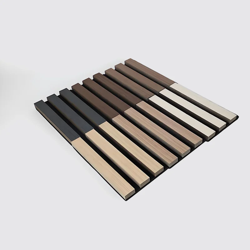 Panneau acoustique à lattes en bois